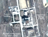 Images of 5 MWe Reactor at Yongbyon Nuclear Site from January and April 2005  Photo